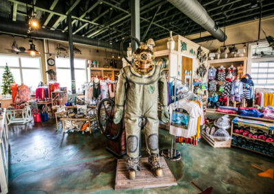 Diver Dan, a replica statue at the Marina Store.